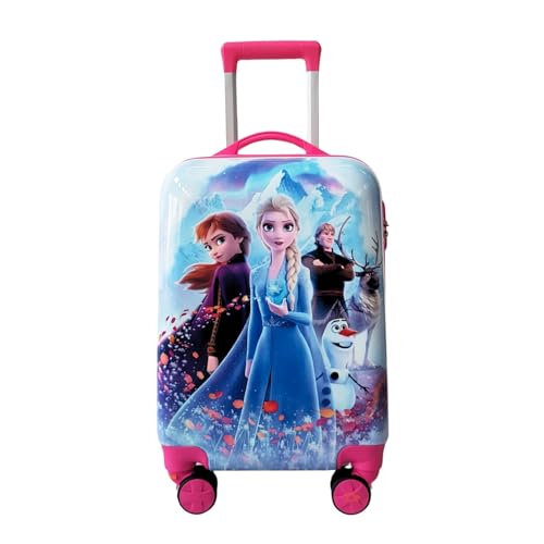 Image of 20 Inch Kids Suitcase with 4 Wheel Travel Trolley Bag (4 Day Trip) (DESIGN-12, 20 INCH)