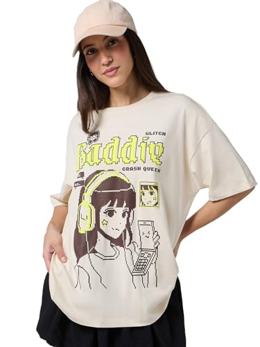 T-shirt pour femme ample et confortable pour un look urbain décontracté