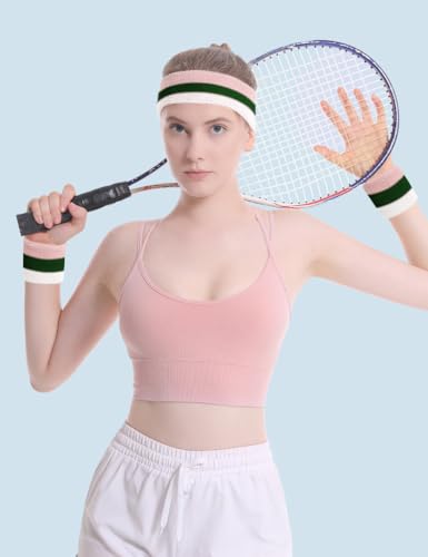 Image of v28 Neon Leg Warmers Set for women Headband Sweatbands Wristbands 80s 90s Pink Running Fanny 80's Plus Size Costumes Pack