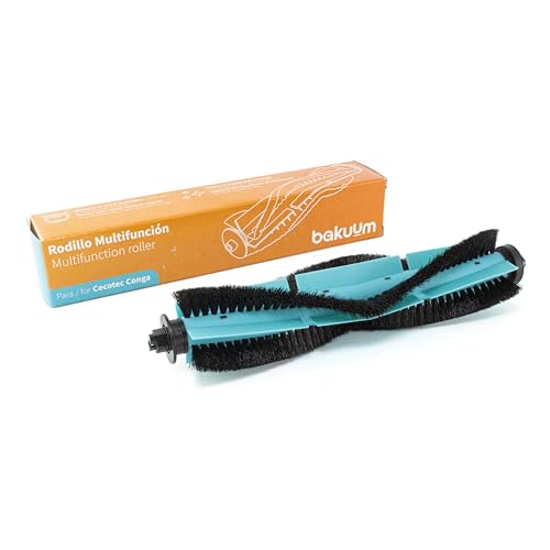 BAKUUM Rodillo principal, cepillo central para Cecotec Conga 8290 Immortal. Cepillo para robot aspirador multifunción.