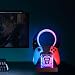 YuanDian Gamer Gifts for Teenage Boy, Can't Hear You I'm Gaming Headset and Controller Stand, Acrylic Wooden Controller Holder with Blue Pink LED Night Light, Desk Decor Gift