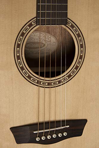 Guitare Washburn Folk Harvest D7S natural - Les Beatles, Paul McCartney, John Lennon, RIngo Starr, George Harrison Guitare Washburn Folk Harvest D7S natural – Image 8