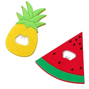 Gadpiparty 2Pcs Bier Opener Leuke Fruit Ananas Watermeloen Vorm Flesopener Wijn Bier Fles Opening Tool Voor Hawaiian…