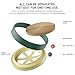 YPDOPORA Round Cat Scratching Board, 3 in 1 Round Scratching Pad, Interactive Cat Toy Track with Balls, Cat Scratcher Cardboard for Indoor Cats Grinding Claw,Green