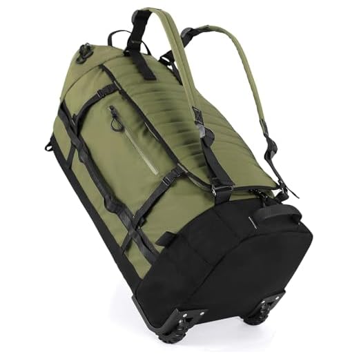 Spacious Rolling Duffle Bag with Wheels