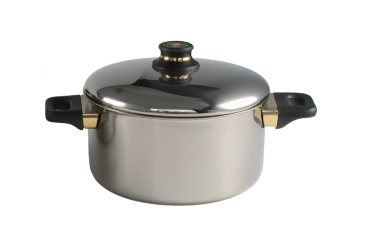 Gourmet Maitre CRC Set di pentole grandi (2 pezzi), in acciaio inox (20 e 24 cm)