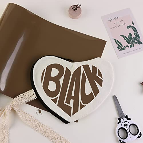 Image of Tintnut Light Brown Heat Transfer Vinyl - 10 inches x 6ft Nude HTV Bundle Brown Iron on Vinyl for T-Shirts DIY