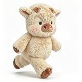 DIANLIANG Running Cow Plush Kuh Kuscheltier 45cm Running Plushies Highland Cow Kuscheltier Laufendes