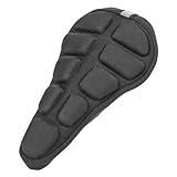 Hangsu Bequemer Fahrradsitzbezug aus Schaumstoff, stoßdämpfend, ergonomische Fahrradkissen für Mountainbikes, schnelle Installation, Fahrradsattelabdeckung