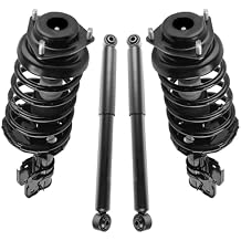 Front and Rear Complete Strut Assembly & Shock Absorber Kit Complete Strut & Coil Spring Assembly Compatible with 1997-1999 INFINITI QX4 1996-1999 Nissan Pathfinder