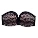 Produktbild BH,Spitze Feminin TräGerlos Unsichtbarer BH UnterwäSche Halbe Tasse TräGerlos Sexy,Silikon Nackt Unsichtbar Push-Up Rückenfreie BH ohne Träger/Silicone Bra für Rückenfreie Abendkleider,Ballkleider
