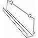 Retail Resource Slatwall Accessory with Front Lip and Tilt, 23 3/4