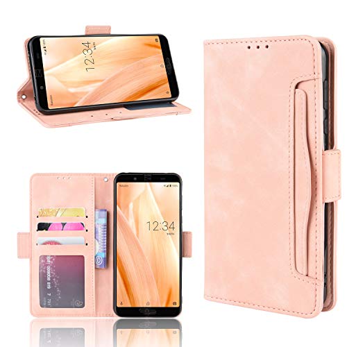 Pokaas AQUOS sense3 Lite SH-RM12 / AQUOS sense3 SHV45 / SH-02M / SHARP Android One S7 / AQUOS Sense3 Basic �P�[�X �蒠�^�J�o�[ �X�}�z�P�[�X ���z�^