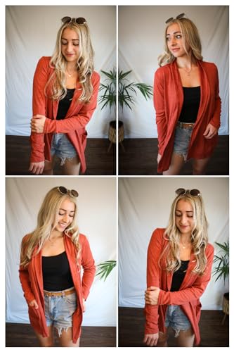 ULTRANICE Cardigan Sweaters Womens Fashion 2025 Spring Lightweight Long Sleeve Casual Tops Clothes Outfits with Pockets3