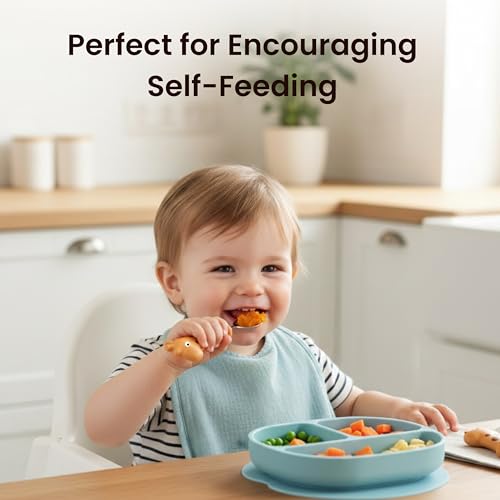 Image of Baby Spoon and Fork Set, Yellow Silicone Toddler Cutlery Set with Giraffe Grip, 2 Pc, Self Feeding Utensils for Baby Meals School and Travel, Mealtime Essential