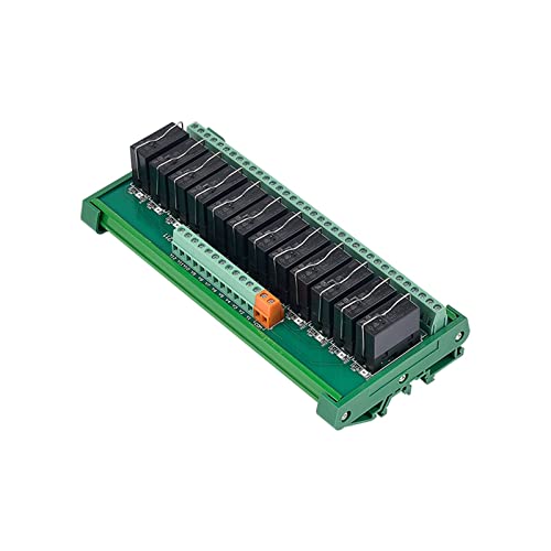 Module de relais PLC anti interférence 12 canaux 24V rail din NPN PNP mcu