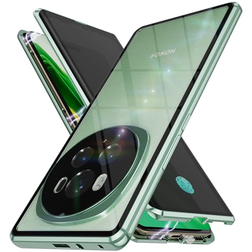 Étui Magnétique Honor Magic 6 Pro 5G Anti Regards Indiscrets Vert