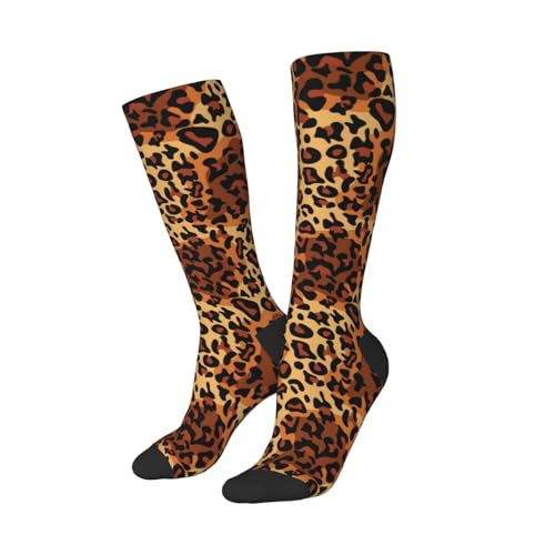 Image of Knee High Socks for Women Girls Fashion Women's Festival Stockings for Casual Running Work Travel
