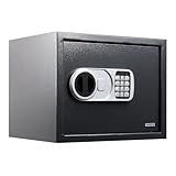 Floordirekt Tresor aus Stahl, mit digitaler Tastatursperre – für Bargeld, Schmuck, Ausweise, Dokumente, Safemaxx | 26 L | 300 x 380 x 300 mm