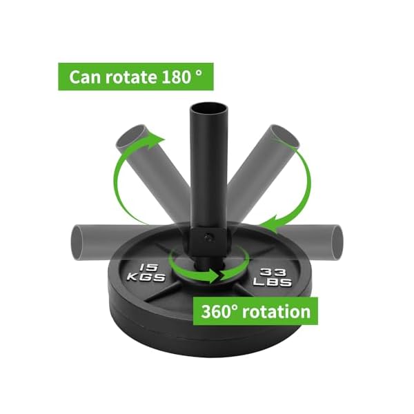 360° Rotating Landmine Base Attachment for 2" Olympic Bar Home Gym - Image 5
