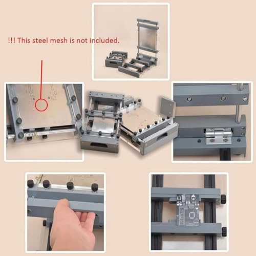 Imprimante manuelle pâte à souder SMT sérigraphie pour assemblage PCB - 6