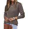 Arach&Cloz Women’s Wool Blend Classic Crew Neck Casual Fall Sweaters
