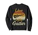 Live to Play Gitarrenzubehör Gitarre Sweatshirt
