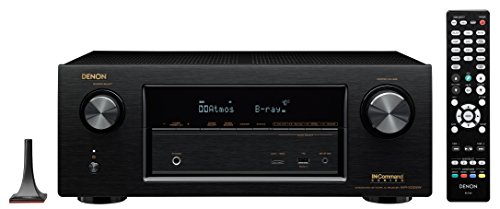 Denon 7.2 Channel Full 4K Ultra HD A/V Receiver with Bluetooth and Wi-Fi - AVR-X2200W (Black)