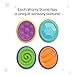 hand2mind Worry Stone Pals, Worry Stones for Anxiety, Fidget Bracelet for Kids, Kids Anxiety Relief, Toddler Sensory Toys, Calming Toys, Calm Down Corner Supplies, Social Emotional Learning Activities