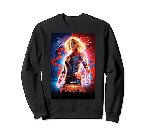 Captain Marvel Poster Sweatshirt