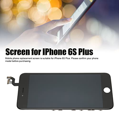 para iPhone 6S Plus substituição de tela preta, display lcd 3d touch screen digitalizador substituiç