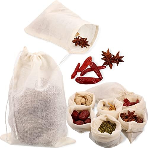 Sachet De The A Remplir Réutilisable Kitchencraft Spice Bags For Cooking, Loose Tea And Mulled Sachet Tissus - View #12