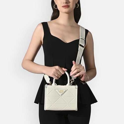 Image of Lavie Luxe Women's Lisa Box Satchel Handbag | Satchel Bag for Work | Ladies Purse | Stylish Shoulder Bag | Gift For Women