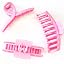 pink hair clips