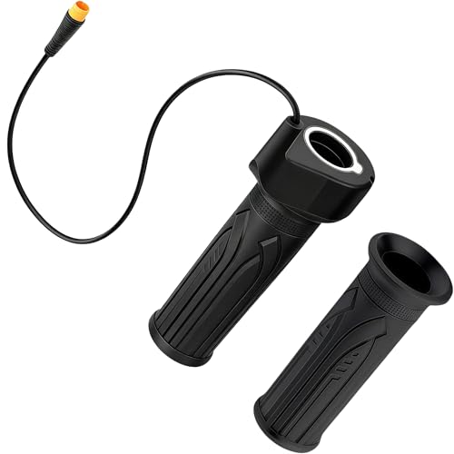 20X Full Twist Throttle Grip for Ebike 12V-72V 3pin Waterproof Connector