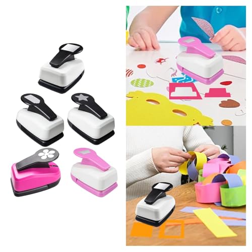Image of SNAPPSY Paper Punch Shape Paper Puncher for DIY Projects Festival Papers Paper Craft Square