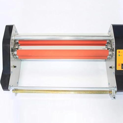 Laminatore Termico Professal 35cm, Temp 0-200C Regolabile E velocità Fino A 2m/Min.A3/A4 Auto Feed Laminato Freddo Caldo per Foto Documenti con Doppio Sistema a rulli