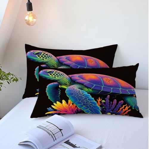 Housse de couette 140x200 tortue douce pour stopper la corvée des boutons - 6
