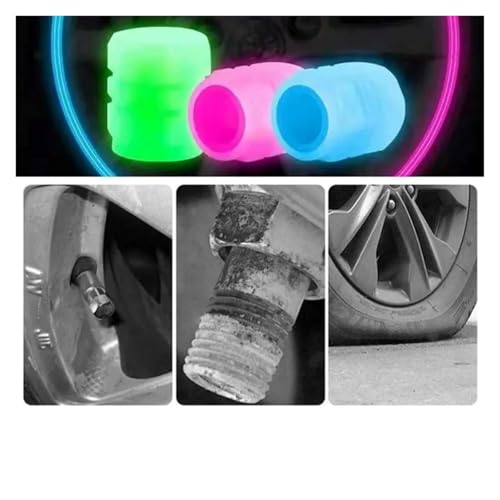 Cubiertas de válvula decorativas para bicicleta, 4 piezas miniatura 4