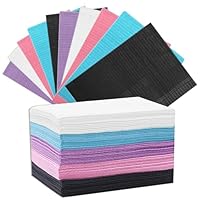Dental Lätzchen - PEPAX 50 Stück Farben Mischen Tattoo Dental Lätzchen 45,5 x 33 cm 3-lagige wasserdichte Tattoo Tischdecken Tablett Clean Pad Mehrzweck Tattoo Lätzchen