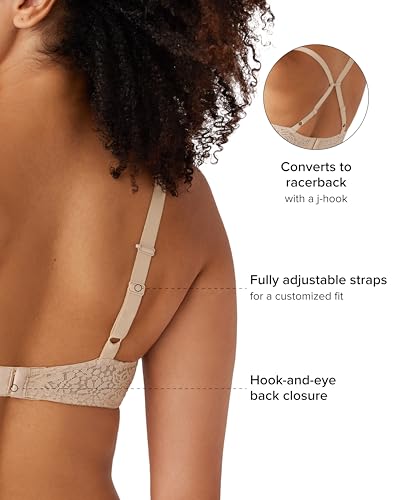 Image of Wacoal Women's Halo Lace Unlined Mid Coverage Underwire Bra, 851205