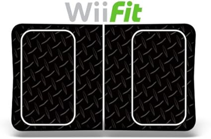 Amazon Co Jp Wii Fit Skin ニンテンドー Wii Fit バランスボード 保護シール Diamond Plate Black ゲーム
