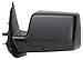 Fit System Driver Side Mirror for Ford Ranger, Textured Black, Foldaway, Manual