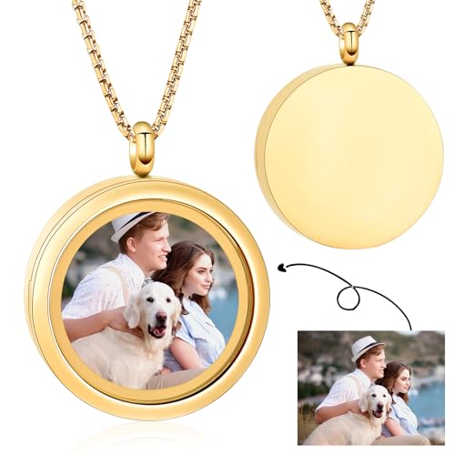 Oinsi Cremation Locket Necklace For Ashes Of Loved One Carry Photo Glass Memorial Urn Jewelry 316L Stainless Steel Keepsake Gifts2