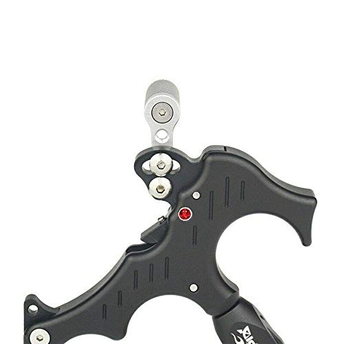 Sososhoot 360 Degree Rotate Clamp Compound Bow Release Aids 3 Or 4 Fingers For Both Left And Right Hand #TOP4