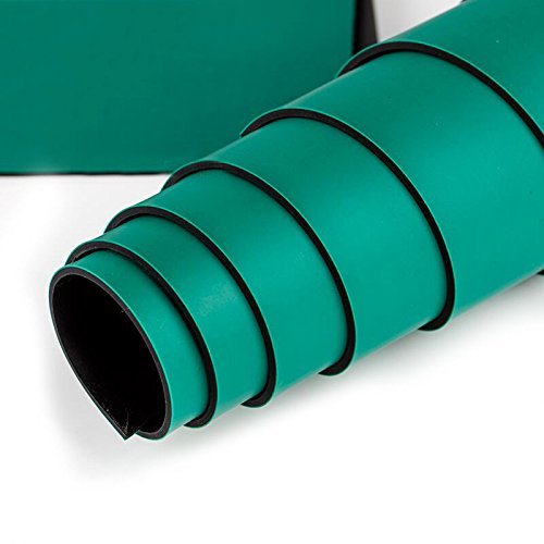 SCHOFIC Green Desktop AntiStatic ESD Table Mat & Grounding Rubber Mat