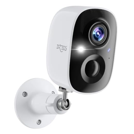 Dzees Security Cameras Wireless Outdoor - Spotlight & Siren, 1080P Battery Powered WiFi Cameras for Home Security, AI Motion Detection, Color Night Vision, 2-Way Talk, Waterproof, SD/Cloud