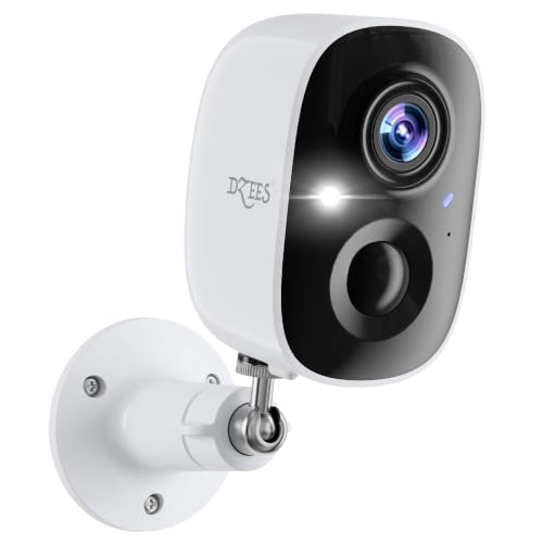 Image of Dzees Security Cameras Wireless Outdoor - Spotlight & Siren, 2K 3MP Upgrade WiFi Cameras for Home Security, AI Motion Detection, Color Night Vision, 2-Way Talk, Waterproof