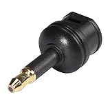 Toslink Hicon Toslink hembra (ODT) adaptador macho Mini Plug/3,5 mm Opti F a, POF de 711