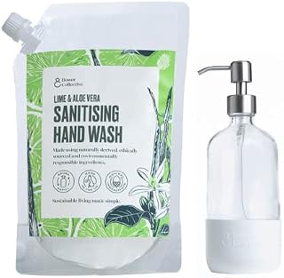 Bower Collective Antibacterial Hand Wash Refill - Geranium & Grapefruit, 3L (3-Pack) - Eco-Friendly Liquid Soap Refill